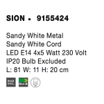 Plafon MATANZA LE42471 Luces Exclusivas - zdjęcie dodatkowe 4