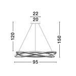 Lampa wisząca ILAVE LE44323 Luces Exclusivas - zdjęcie dodatkowe 9