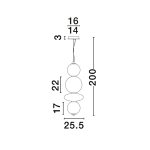 Lampa wisząca MORROS LE44486 Luces Exclusivas - zdjęcie dodatkowe 2