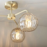 kinkiecik.pl Lampa sufitowa DIMPLE 3LT SEMI FLUSH 91968 ENDON