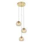kinkiecik.pl Lampa wisząca DIMPLE 3LT PENDANT 91971 ENDON