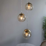 kinkiecik.pl Lampa wisząca DIMPLE 3LT PENDANT 91971 ENDON