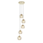 kinkiecik.pl Lampa wisząca DIMPLE 5LT PENDANT 91972 ENDON