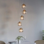 kinkiecik.pl Lampa wisząca DIMPLE 5LT PENDANT 91972 ENDON