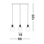 Lampa wisząca ORAN LE44245 Luces Exclusivas - zdjęcie dodatkowe 2