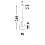 Lampa wisząca IQUITOS LE44845 Luces Exclusivas - zdjęcie dodatkowe 2