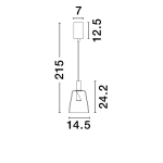 Lampa wisząca IQUITOS LE44846 Luces Exclusivas - zdjęcie dodatkowe 2