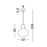 Lampa wisząca PADRE LE42633 Luces Exclusivas - zdjęcie dodatkowe 4