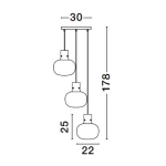 Lampa wisząca PADRE LE42634 Luces Exclusivas - zdjęcie dodatkowe 6
