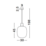 Lampa wisząca PADRE LE42637 Luces Exclusivas - zdjęcie dodatkowe 6