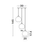 Lampa wisząca REPOS LE42650 Luces Exclusivas - zdjęcie dodatkowe 5