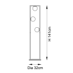 Lampa podłogowa Teo 92494 ENDON