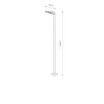 Lampa stojąca PATHWAY LED M 9252 Nowodvorski IP65 - zdjęcie dodatkowe 3