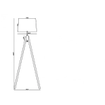 Lampa podłogowa Calvin Z177FL-01B Maytoni - zdjęcie dodatkowe 5