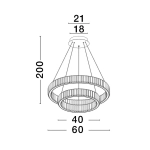 Lampa wisząca BAUTA LE42676 Luces Exclusivas - zdjęcie dodatkowe 4