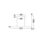 Lampa wisząca ALHENDI LE45794 Luces Exclusivas - zdjęcie dodatkowe 2