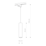 Lampa wisząca na szynę PROFILE EYE WHITE 9337 Nowodvorski - zdjęcie dodatkowe 1