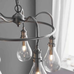 kinkiecik.pl Lampa wisząca HADASSA 5LT PENDANT 93433 ENDON