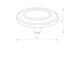 Żarówka ES111 LED 9W LENS WHITE 9345 Nowodvorski - zdjęcie dodatkowe 1