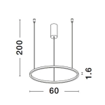 Lampa wisząca TOLUCA 60cm LE42783 Luces Exclusivas - zdjęcie dodatkowe 3