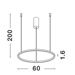 Lampa wisząca TOLUCA LE42777 60cm Luces Exclusivas - zdjęcie dodatkowe 3
