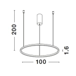 Lampa wisząca TOLUCA 100cm LE42785 Luces Exclusivas - zdjęcie dodatkowe 3