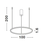 Lampa wisząca TOLUCA 100cm LE42782 Luces Exclusivas - zdjęcie dodatkowe 2