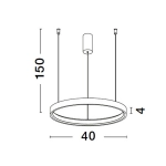 Lampa wisząca ZACAPU 40cm LE42793 Luces Exclusivas - zdjęcie dodatkowe 5
