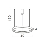 Lampa wisząca ZACAPU 40cm LE42789 Luces Exclusivas - zdjęcie dodatkowe 7