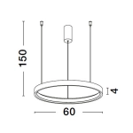 Lampa wisząca ZACAPU 60cm LE42794 Luces Exclusivas - zdjęcie dodatkowe 5