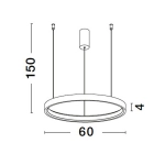 Lampa wisząca ZACAPU 60cm LE42796 Luces Exclusivas - zdjęcie dodatkowe 5