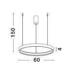 Lampa wisząca ZACAPU 60cm LE42791 Luces Exclusivas - zdjęcie dodatkowe 5
