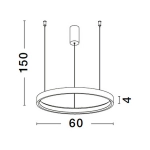 Lampa wisząca ZACAPU 60cm LE42790 Luces Exclusivas - zdjęcie dodatkowe 7