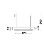 Lampa wisząca SILAO 120cm LE42798 Luces Exclusivas - zdjęcie dodatkowe 6