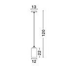 Lampa wisząca YERBA LE41828