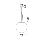 Lampa wisząca FLANDES LE42363 Luces Exclusivas - zdjęcie dodatkowe 2