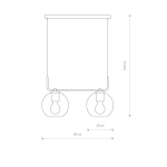 Lampa wisząca MONACO 9363 Nowodvorski - zdjęcie dodatkowe 3