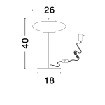 Lampa stołowa HUACARAJE LE44831 Luces Exclusivas - zdjęcie dodatkowe 2