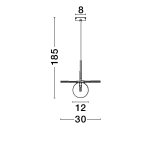 Lampa wisząca JUANJUI LE44853 Luces Exclusivas - zdjęcie dodatkowe 2