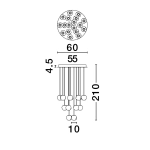 Lampa wisząca CHEPEN LE44427 Luces Exclusivas - zdjęcie dodatkowe 4