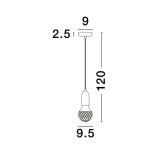 Lampa wisząca BANI LE42714 Luces Exclusivas - zdjęcie dodatkowe 6