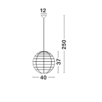 Lampa wisząca OVIEDO LE42121 Luces Exclusivas - zdjęcie dodatkowe 3