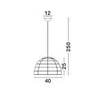 Lampa wisząca OVIEDO LE42131 Luces Exclusivas - zdjęcie dodatkowe 2