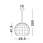 Lampa wisząca REYNOSA LE42946 Luces Exclusivas - zdjęcie dodatkowe 8