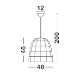 Lampa wisząca REYNOSA LE42947 Luces Exclusivas - zdjęcie dodatkowe 8