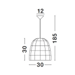 Lampa wisząca REYNOSA LE42948 Luces Exclusivas - zdjęcie dodatkowe 6