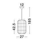 Lampa wisząca PARANA LE42953 Luces Exclusivas - zdjęcie dodatkowe 3