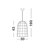 Lampa wisząca PALMAR LE42954 Luces Exclusivas - zdjęcie dodatkowe 5