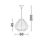 Lampa wisząca OVIEDO LE44359 Luces Exclusivas - zdjęcie dodatkowe 2