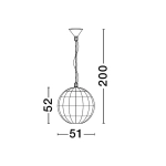 Lampa wisząca GUARDIA LE44576 Luces Exclusivas - zdjęcie dodatkowe 2